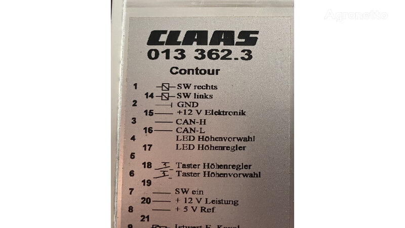 Claas 013 362.3 control unit