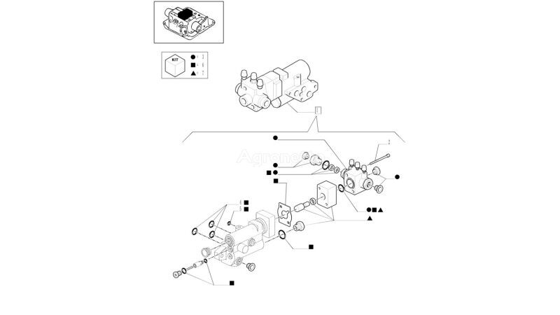 New Holland 47128438 repair kit for New Holland T6010 wheel tractor